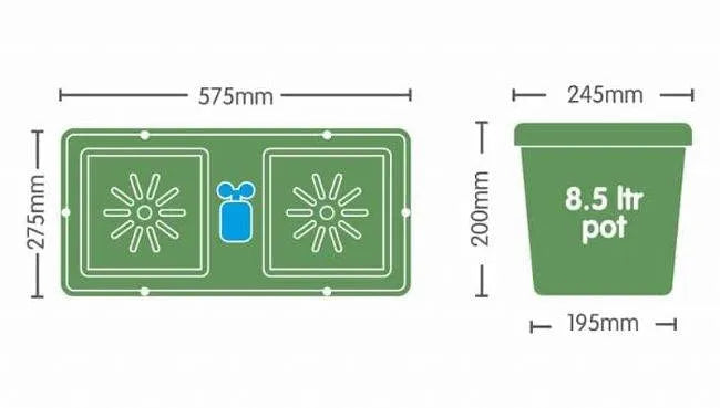 AutoPot Easy2Grow Kit 2×8.5L RuukuillaAutoPot Easy2Grow Kit 2×8.5L Ruukuilla
