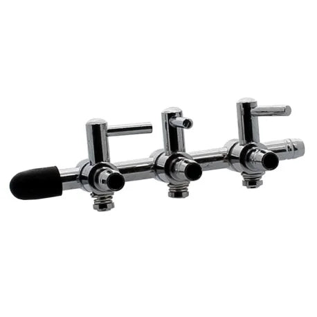Jakotukki 3-ulostulolla | Metallinen ilmanjakaja 4/6 mm putkelle