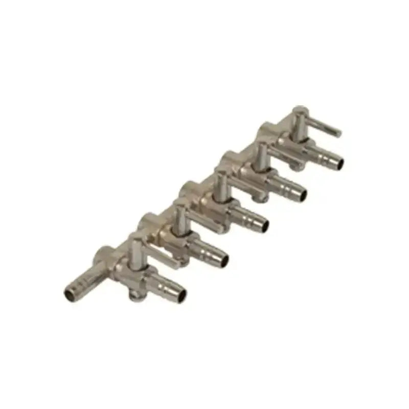 Jakotukki 5-ulostulolla | Metallinen ilmanjakaja 4/6 mm putkelle