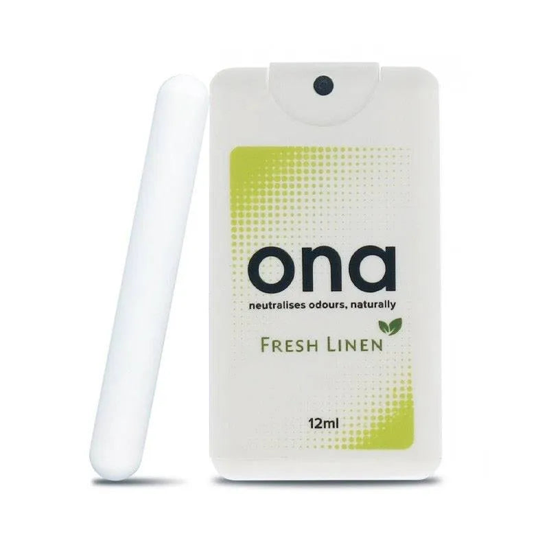 ONA Spray Card Fresh Linen 12 ml | Tehokas hajunpoistosuihke