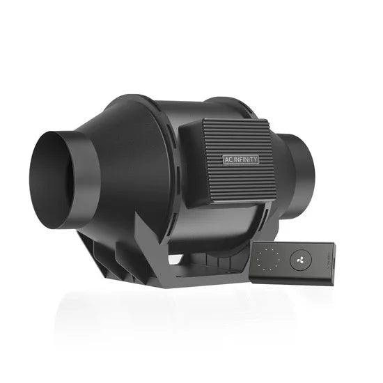 AC Infinity CLOUDLINE A4 – hiljainen kanavapuhallin 100mm 280 m³/h 10-nopeussäätimellä