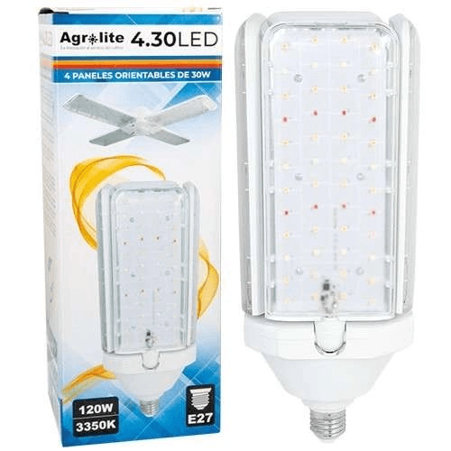 Agrolite LED 430 E27 120W – täyden spektrin kasvulamppu CFL-lampun korvaaja