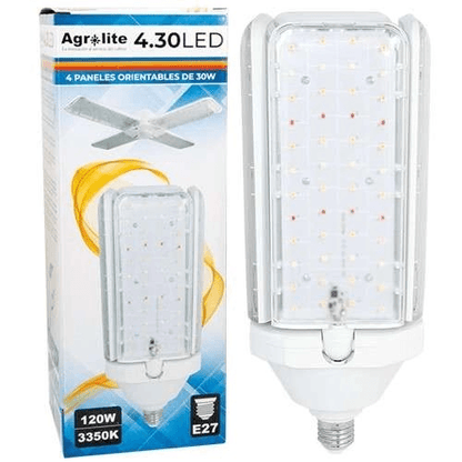 Agrolite LED 430 E27 120W – täyden spektrin kasvulamppu CFL-lampun korvaaja