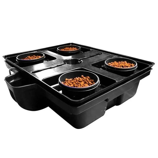 DWC PRO Aeroponic System 4 kasvia – 50L | PLATINIUM Hydroponics  |  DWC-kasvatusjärjestelmä