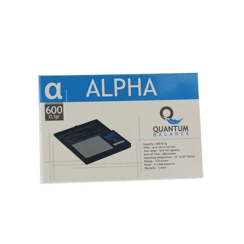 Balance Alpha 600 – digitaalinen tarkkuusvaaka 600g / 0,1g