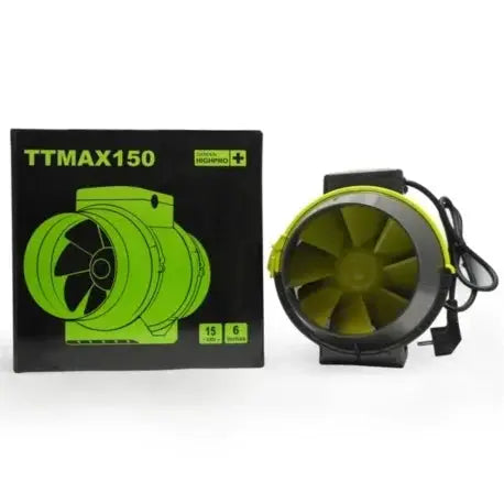 Garden HighPro ProFan TT 150mm – kanavapuhallin 405/520 m³/h kahdella nopeudella
