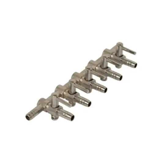 Jakotukki 5-ulostulolla | Metallinen ilmanjakaja 4/6 mm putkelle