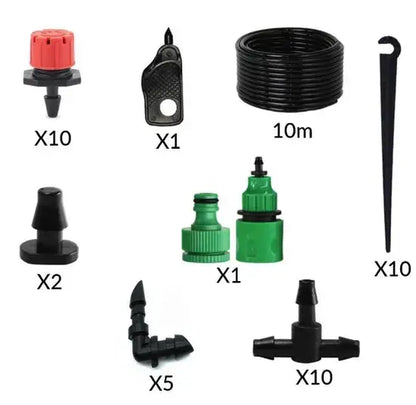 Kastelusetti 6 mm – 10 m letku + 10 tippusuutinta