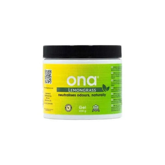 ONA Gel Lemon Grass 500ml - Sitruunaruohon tuoksuinen hajunpoistaja - Cropper