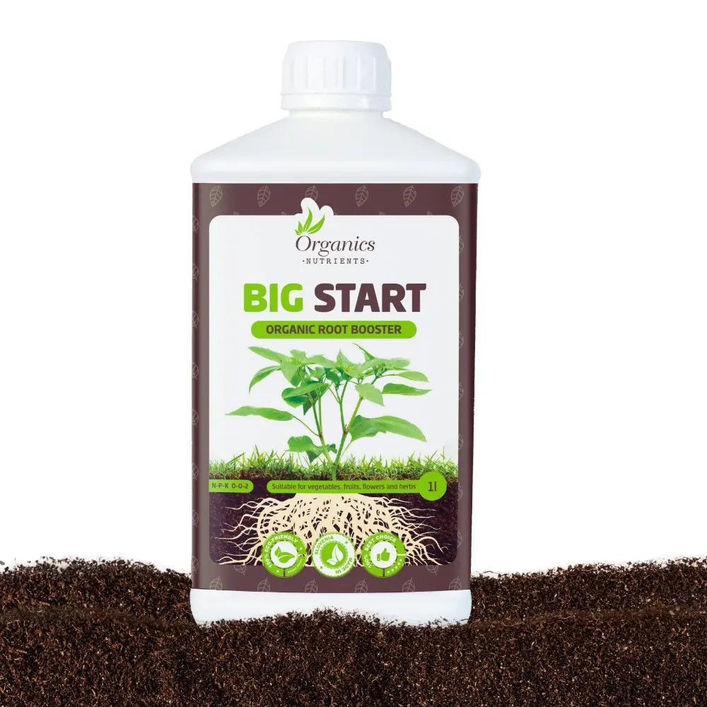 Organic Nutrients Big Start 0,5L & 1L – Luonnonmukainen juurten kasvun tehostaja