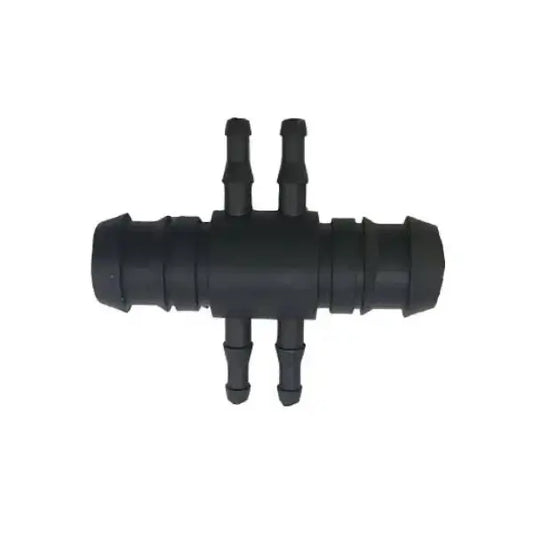 Ristiliitin (X-liitin) kasteluletkuille | 4/6 mm ulostulot – 13 mm tulo