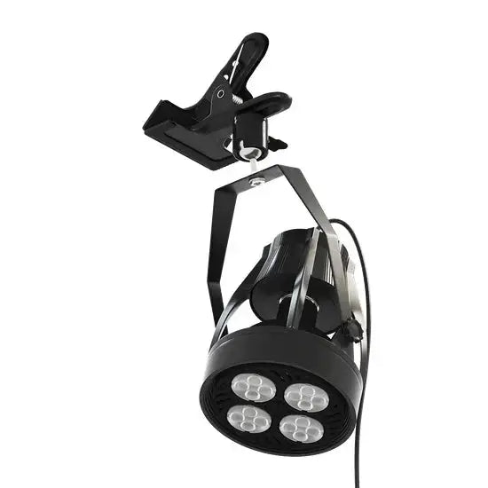 VERTICANA® SET 35W LED-kasvilamppu 45° + Clip-pidike | Musta