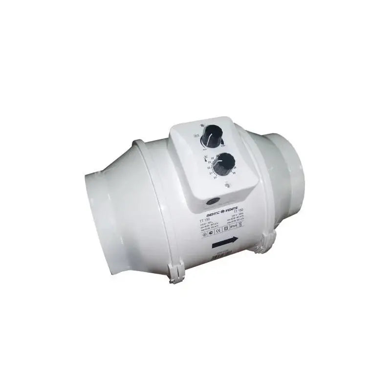 Vents TT-UN 150mm – kanavapuhallin 520 m³/h ulkoisella lämpötila-anturilla