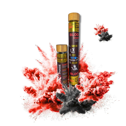 Microbe Shot™ LATE BLOOM – Loppupaino ja hartsit Maksimoi sadon paino, sokeripitoisuus ja aromit kalkkiviivoilla.