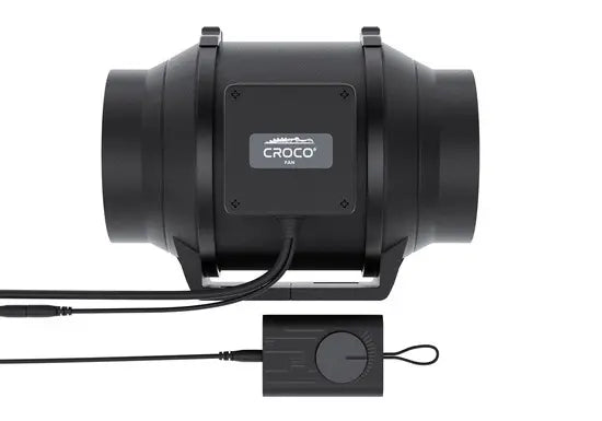Croco kanavapuhallin EC + Nopeudensäädin 125 mm 485 m³/h BF-125